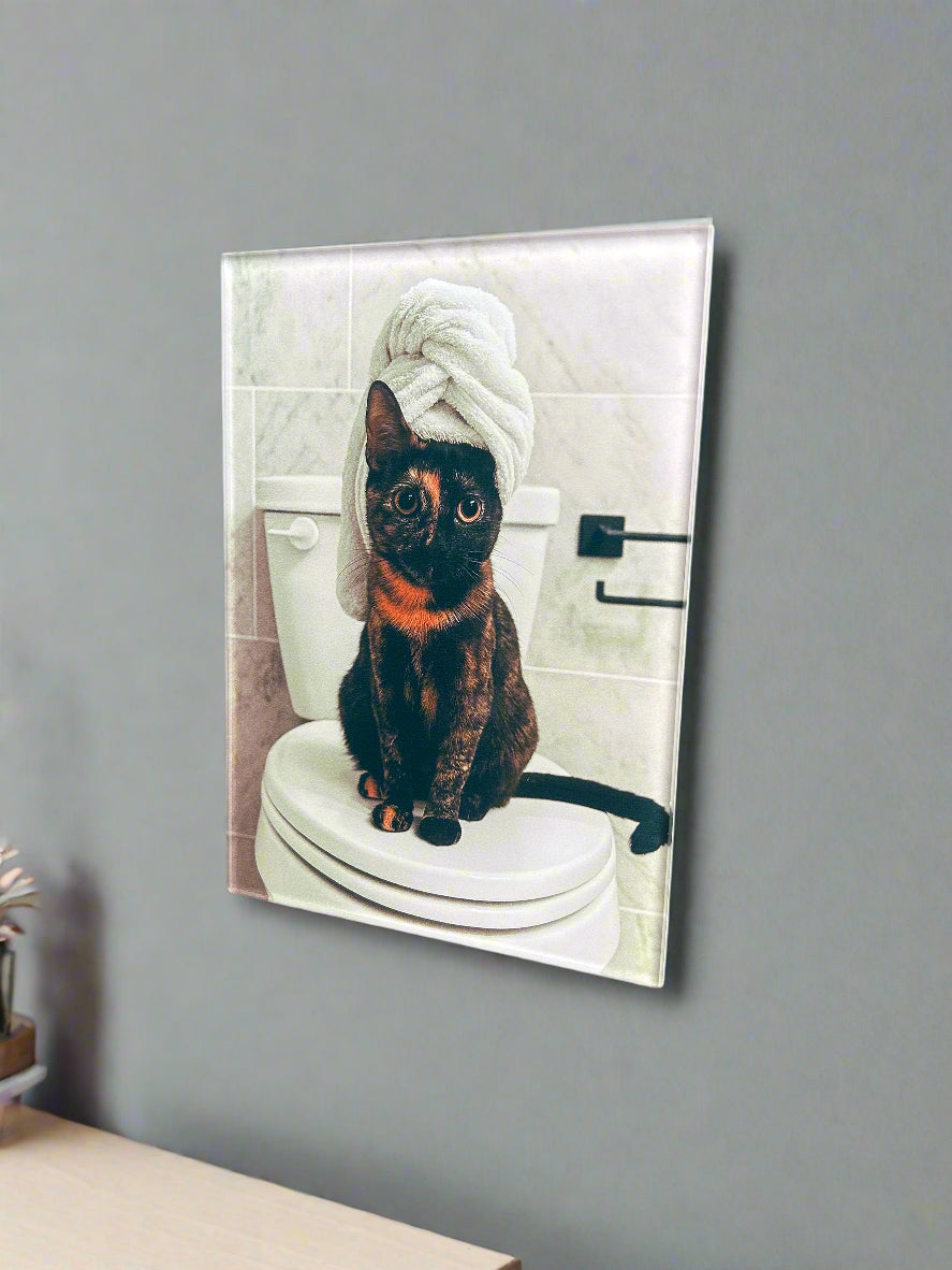 Turn Your Pet Into a Stunning Custom Portrait on Glass