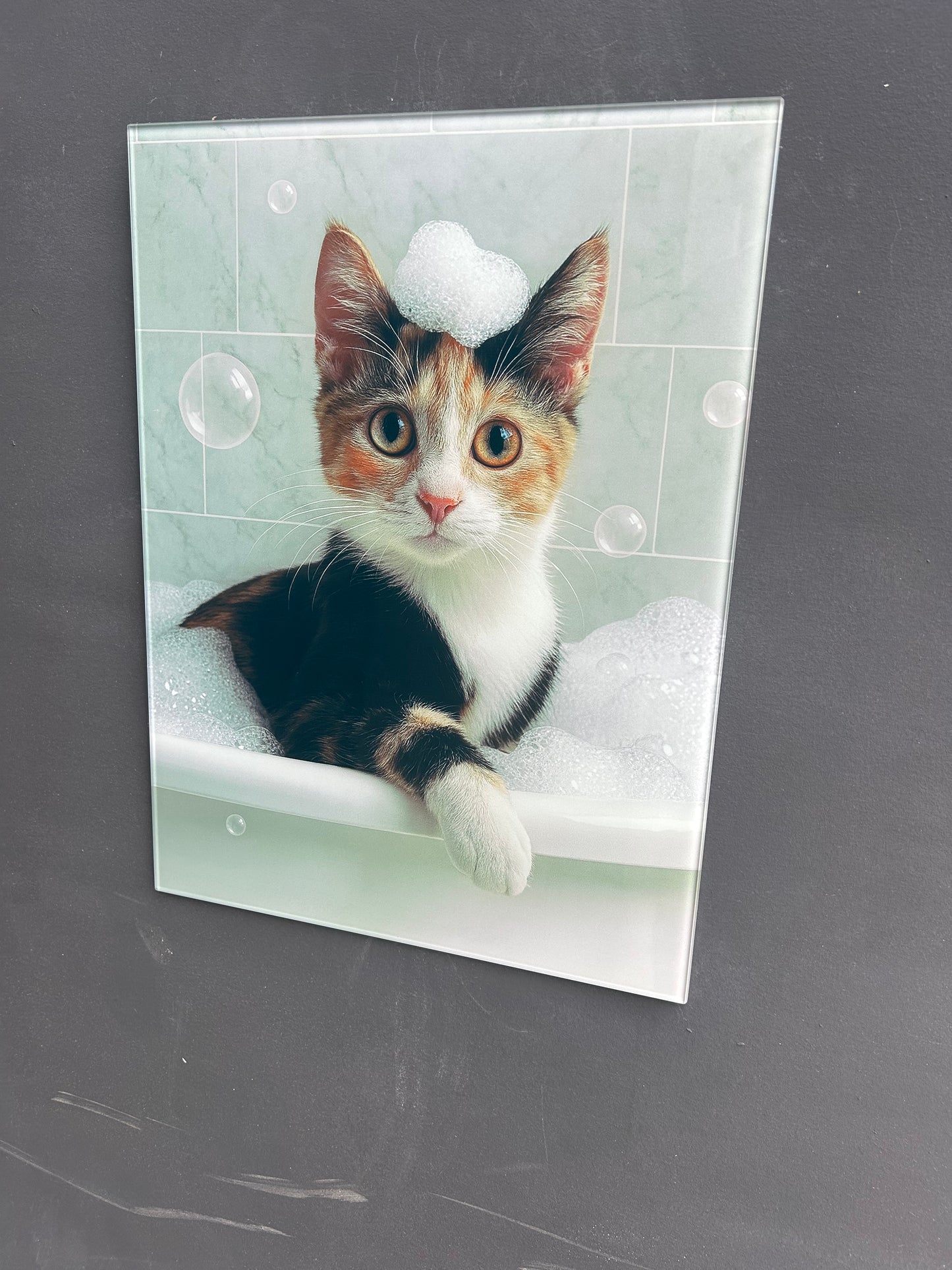Turn Your Pet Into a Stunning Custom Portrait on Glass